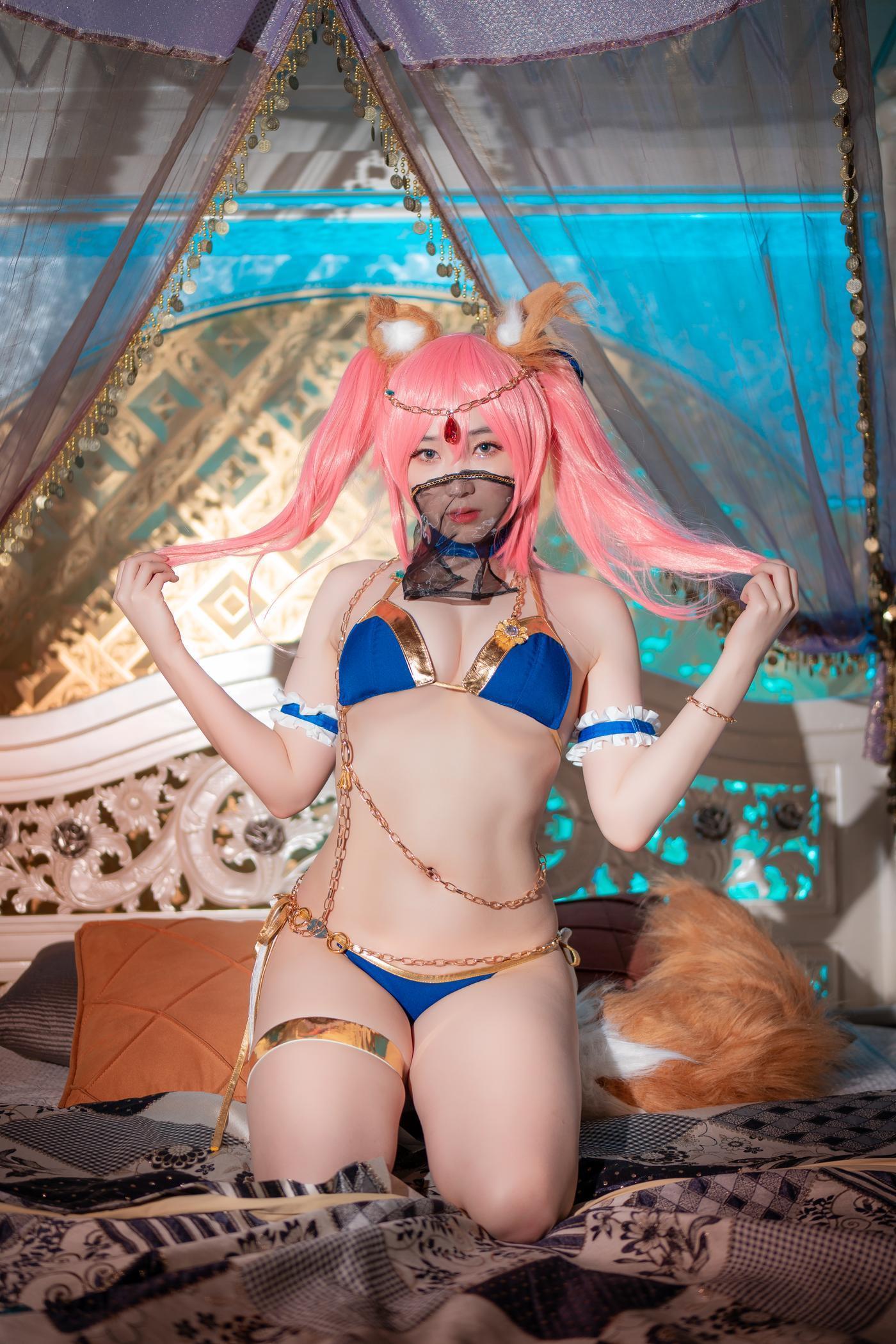 Bambi밤비 – NO.76 [CreamSoda] Cosplay Tamamo  Kama FGO [40P]-秀吧